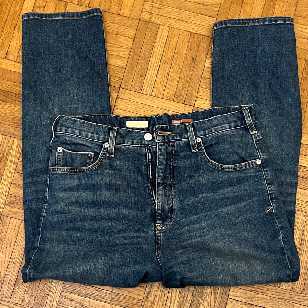 Pilcro Dark Blue Straight Jeans